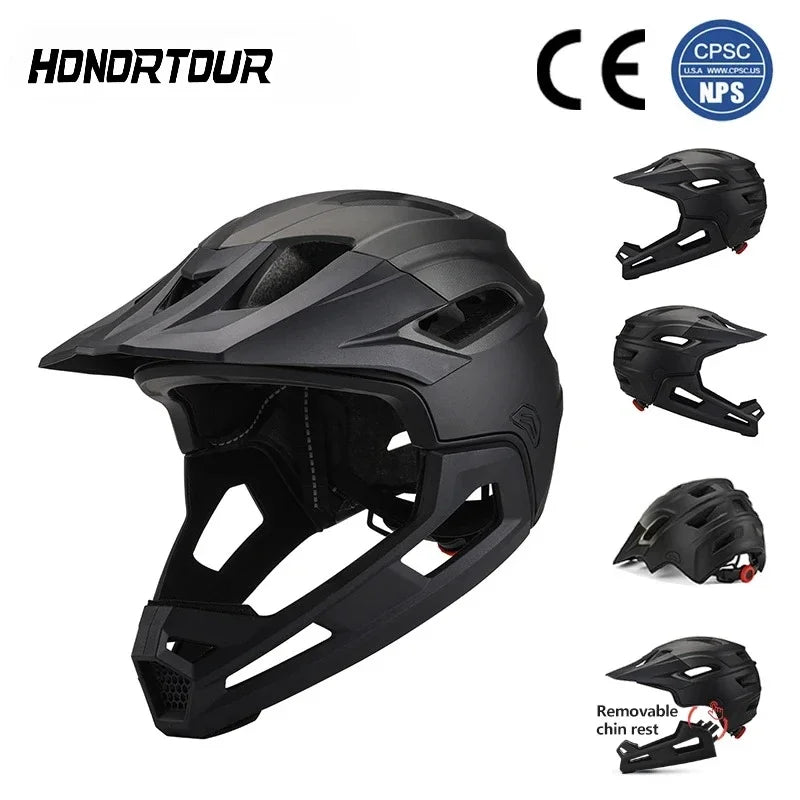 Casque de moto sans visière modulable