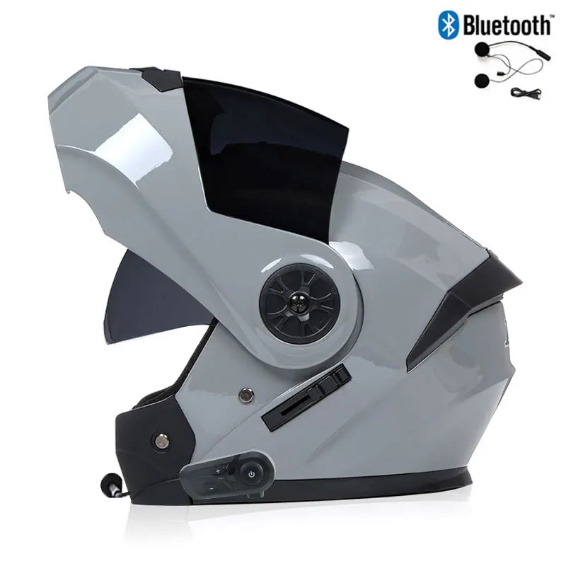Casque de moto Bluetooth modulable