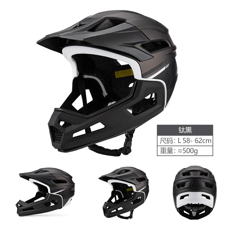 Casque de moto sans visière modulable