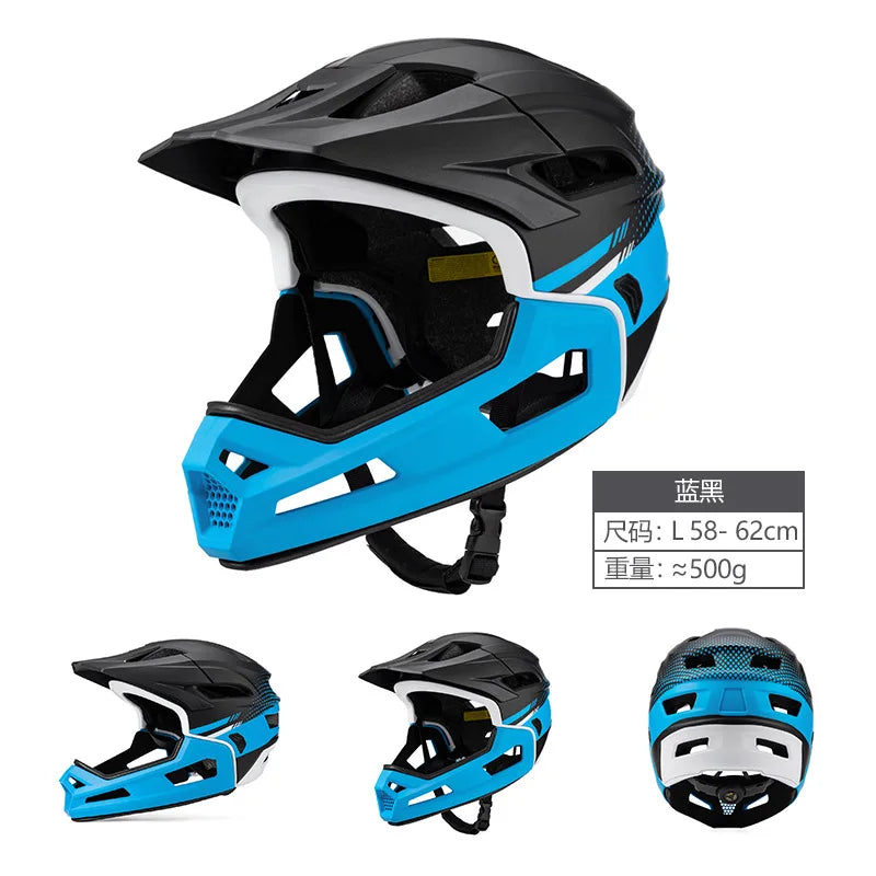 Casque de moto sans visière modulable