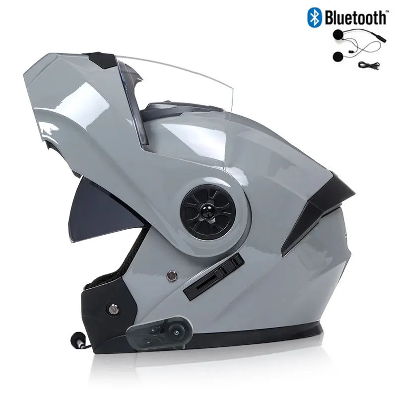 Casque de moto Bluetooth modulable