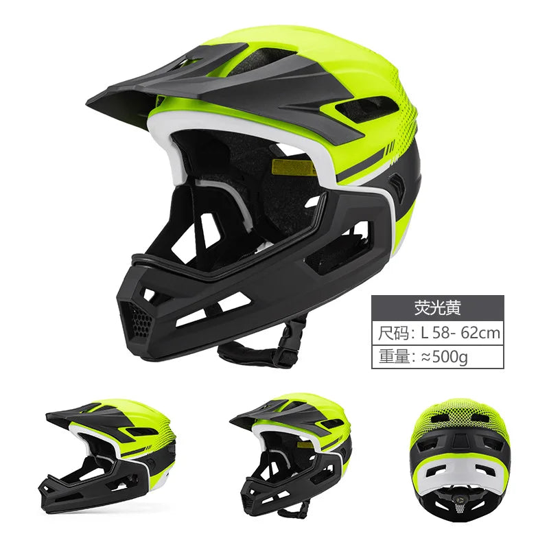 Casque de moto sans visière modulable