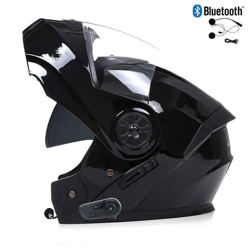 Casque de moto Bluetooth modulable