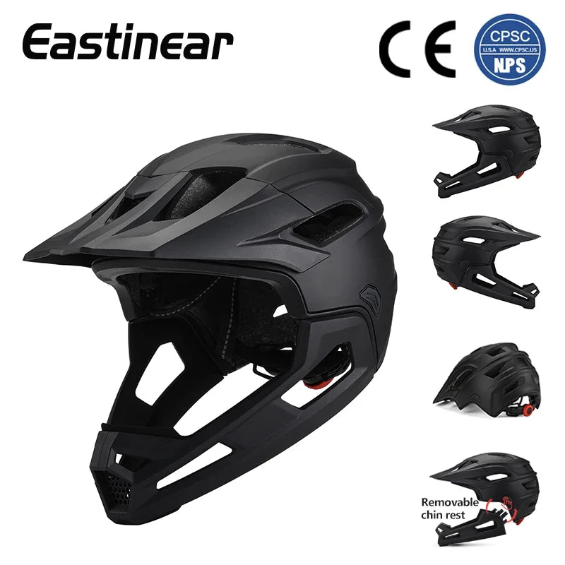 Casque de moto sans visière modulable