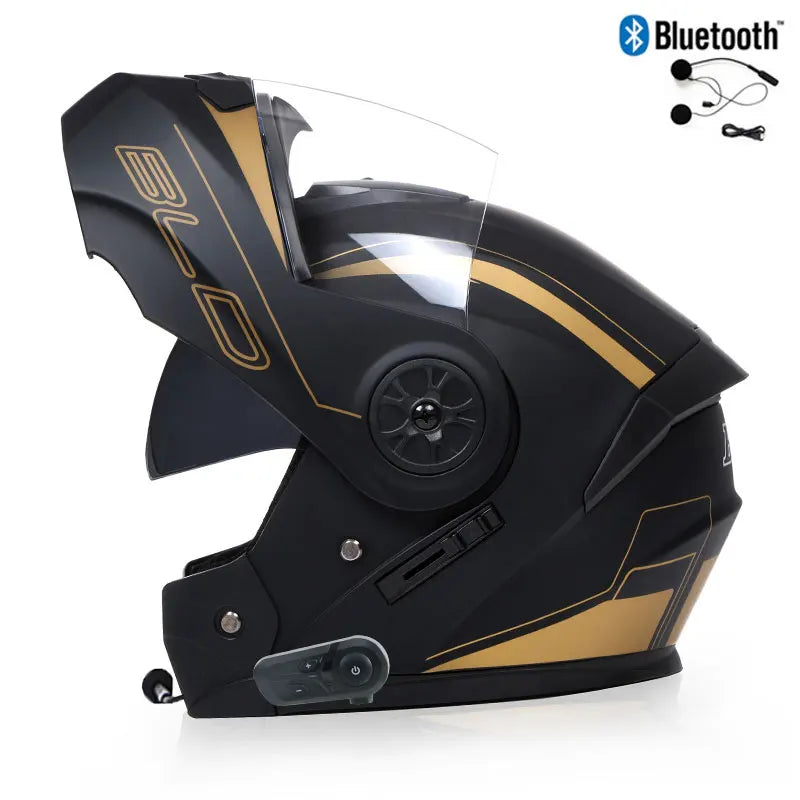 Casque de moto Bluetooth modulable