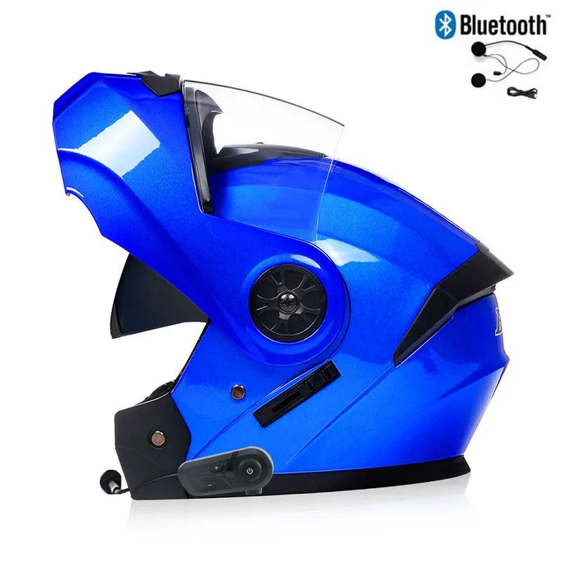 Casque de moto Bluetooth modulable