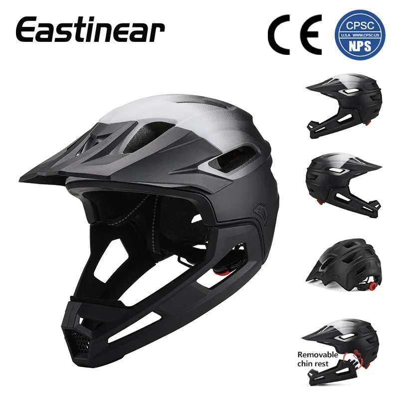 Casque de moto sans visière modulable