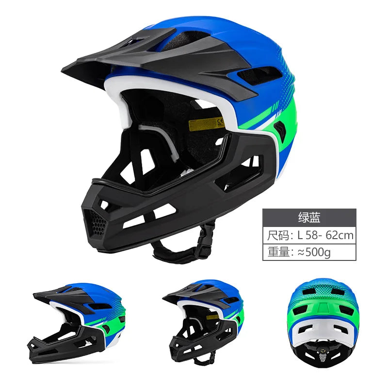 Casque de moto sans visière modulable