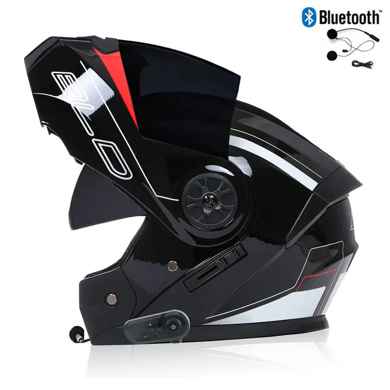 Casque de moto Bluetooth modulable