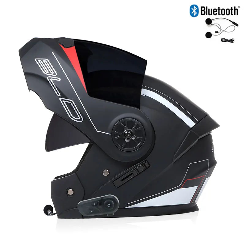 Casque de moto Bluetooth modulable