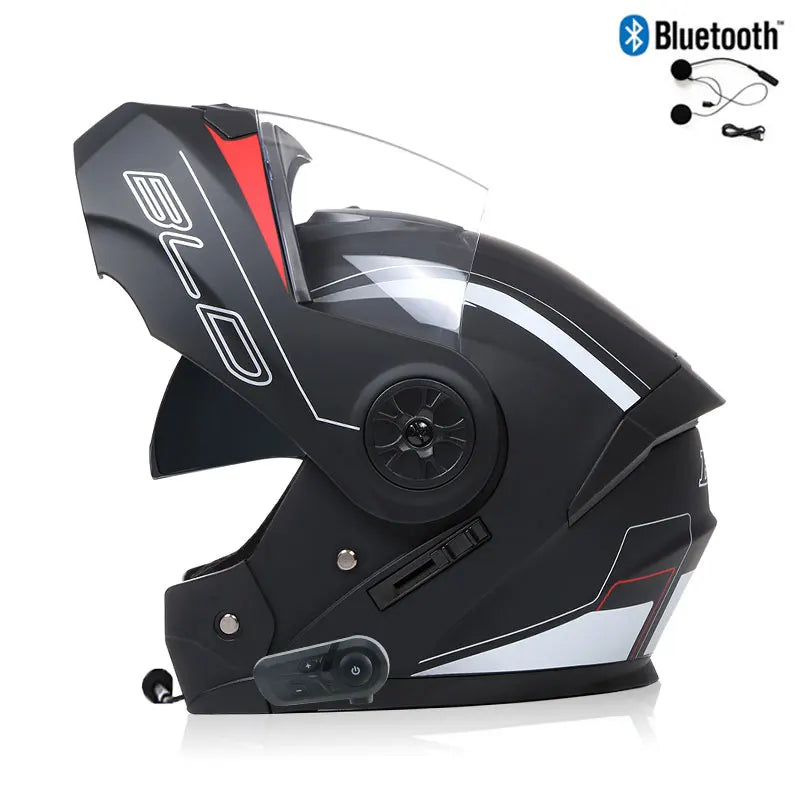 Casque de moto Bluetooth modulable