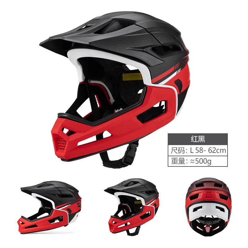 Casque de moto sans visière modulable