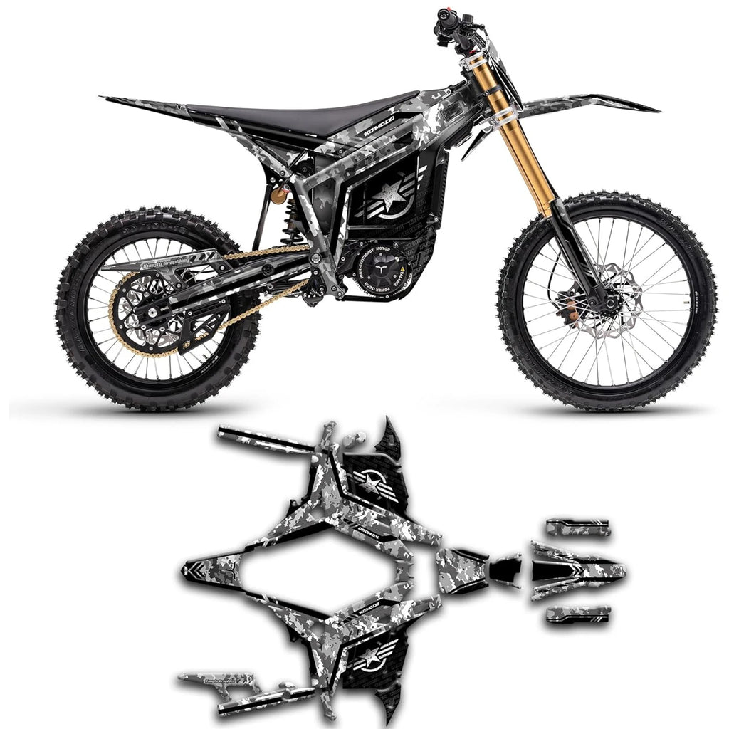 Electric Dirt bike Talaria Komodo Graphics  scratch protection stickers