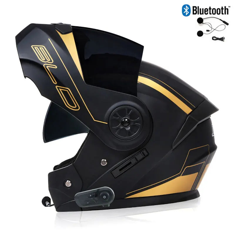 Casque de moto Bluetooth modulable